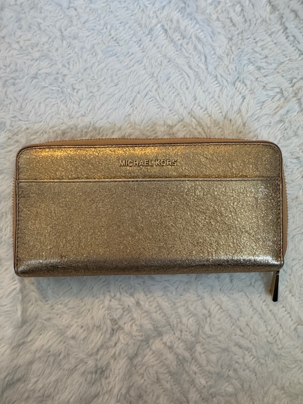 Michael Kors | Shimmering Gold Continental Wallet